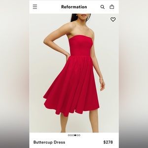 Reformation buttercup dress